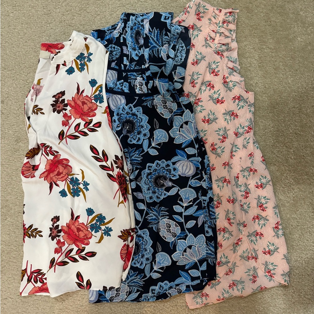 Loft maternity shirts. Size S. (Sold as a set)